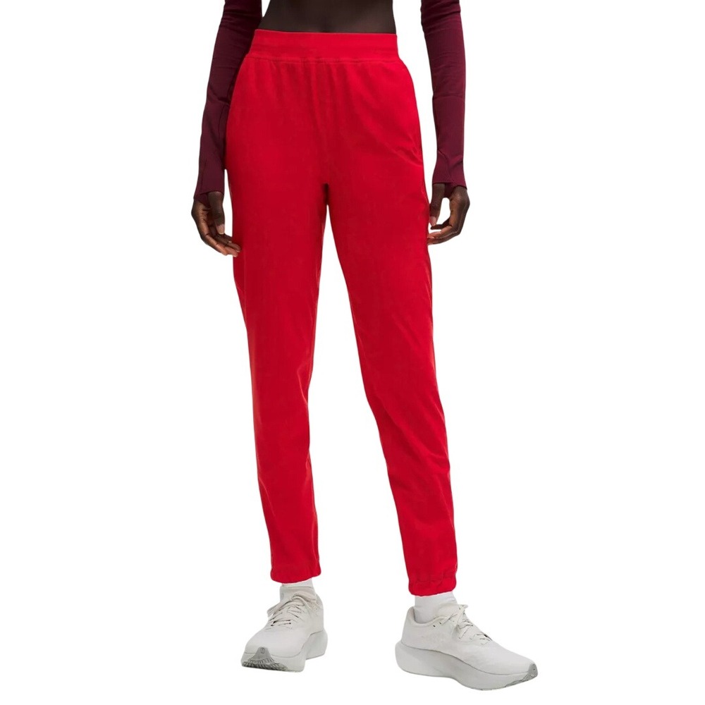 Lululemon Women's Red Glow Adapted State High Rise Jogger Regular Size 4